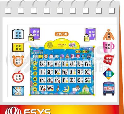 【寶寶學拼音語音掛圖 兒童早教、識字發聲掛圖】價格_廠家_圖片 -